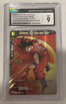 CGC 9 Kakarot, the One and Only - P-187 Dragon Ball Super Promo Dragon Ball Card - Image 1