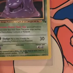 Pokemon TCG Muk Fossil Card 28/62 Regular 1st Edition Rare - Image 4