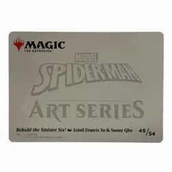 Behold the Sinister Six (45/54) Art Card MTG Spider‑Man ASSPM EN NM - Image 2