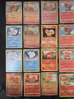 28 x Vulpix, Ninetales Pokemon Card Lot - Image 2
