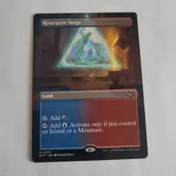 MTG Aetherdrift Riverpyre Verge Borderless 0372 NM Rare - Image 1