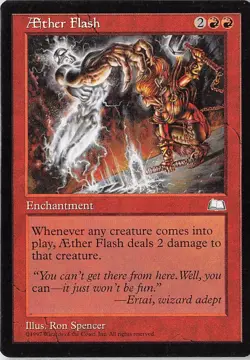 Aether Flash *Uncommon* Magic MtG x1 Weatherlight SP - Image 1