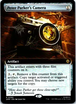 Peter Parker's Camera (Extended Art) R Marvel's Spider-Man 280 NM NM-LP - Image 1