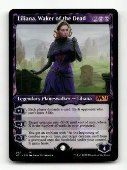 Liliana, Waker of the Dead (Showcase) Core Set 2021 #297 Mythic - Image 1