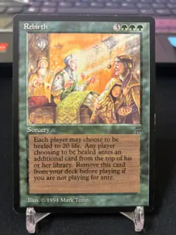 Magic the gathering MTG Legends Rebirth Never Played NM vintage - Image 1