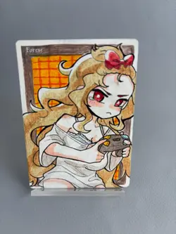 Hand Painted Altered MTG Card,forest,Anime Girl,waifu [Excellent] FromJapan #4 - Image 1