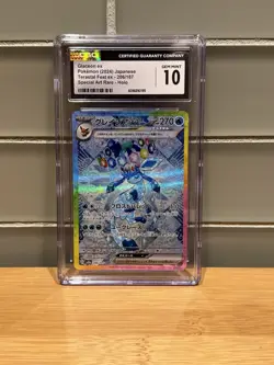 CGC 10 Glaceon ex SAR Terastal Festival 206/187 sv8a 2024 Japanese Pokemon - Image 1