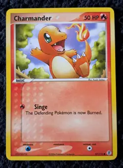 Pokemon card Charmander 57/112 EX Red Fire & Leaf Green NM (Saitou) - Image 1