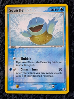 Pokemon card Squirtle 83/112 EX Red Fire & Leaf Green NM (Arita) - Image 1