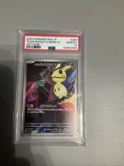 Pokemon Team Rockets Mimikyu Japanese PSA 10 - Image 1