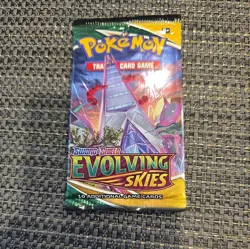 Pokemon TCG Sword & Shield Evolving Skies Booster Pack SEALED NEW 820650808777 - Image 1