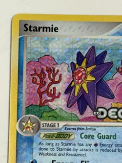 Pokemon TCG Starmie 48/107 Deoxys Reverse Holo Stamp Mid Era - Image 2