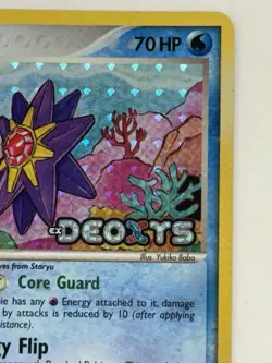 Pokemon TCG Starmie 48/107 Deoxys Reverse Holo Stamp Mid Era - Image 3
