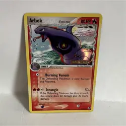 Pokemon Arbok Delta Species 13/101 Dragon Frontiers Reverse Holo Rare 80 HP TCG - Image 1