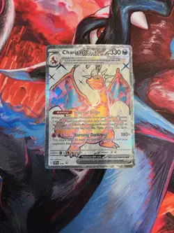 Pokemon Charizard ex 056 Scarlet & Violet Black Star Promo Ultra Rare Near Mint - Image 1