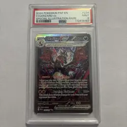 Pokemon Charizard ex 234/091 SV: Paldean Fates Illustration Rare Holo PSA 9 2024 - Image 1