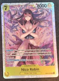 One Piece EB-03 NICO ROBIN Alternative art English EB03-055 Heroines Edition - Image 1