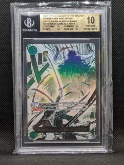2025 One Piece Legacy of the Master Alt Art Demon Aura Nine Sword Style BGS 10 - Image 1