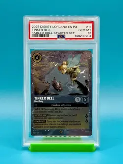 PSA 10 - 2025 Disney Lorcana EN P3, Tinker Bell, Fabled Coll Starter Set - Image 1