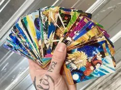 HUGE Dragon Ball Z Vintage Holographic Holo Sticker Trading Cards Lot Collection - Image 1