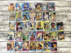 HUGE Dragon Ball Z Vintage Holographic Holo Sticker Trading Cards Lot Collection - Image 3