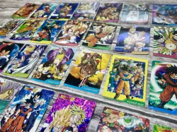 HUGE Dragon Ball Z Vintage Holographic Holo Sticker Trading Cards Lot Collection - Image 5