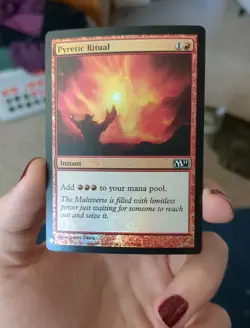 MTG: Pyretic Ritual FOIL #153, Mod Played The List Reprints Instant Chase Card!! - Image 1