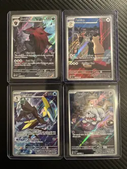 Pokemon TCG - Zoroark, Persian, Inteleon, Greavard - SV04 4 IR Card Lot - Image 1