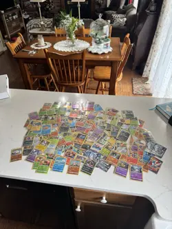 Pokemon Card Lot of Over 200 Holo And Reverse Holo Cards NM All Sleeved - Image 1