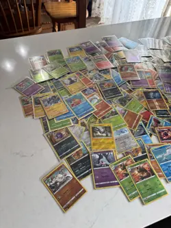 Pokemon Card Lot of Over 200 Holo And Reverse Holo Cards NM All Sleeved - Image 2
