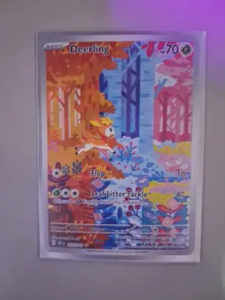 Pokemon TCG Deerling Card IR Temporal Forces 165/162 Near Mint - Image 1