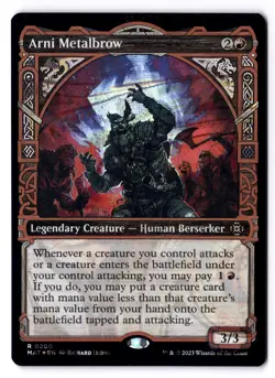 Arni Metalbrow NM* HALO FOIL March Of The Machine 0200 mtg -UnltdCards - Image 1