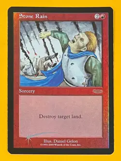 MTG STONE RAIN (Foil) FNM (OldManMTG 013-172) - Image 1