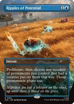 NM MTG FOIL RIPPLES OF POTENTIAL FALLOUT SECRET LAIR RAD - Image 1