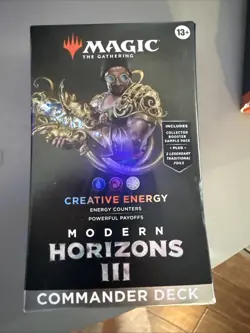 Magic the Gathering Modern Horizons 3 Commander Deck Creative Energy New Sealed - Image 1