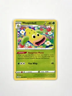 Pokemon TCG Weepinbell Sword & Shield - Battle Styles 002/163 Regular Uncommon - Image 1