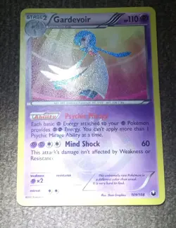 Pokemon TCG Gardevoir 109/108 Secret Rare Holo Dark Explorers 2012 - Image 2