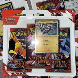 4x Pokemon Destined Rivals 3-Pack Blister Rare Mint Sealed TCG SP 🔥🔥 - Image 2