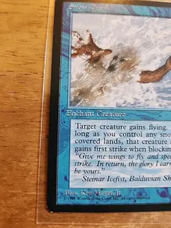 Snow Devil - Ice Age - Error Card - Miscut & Misprint - Image 3