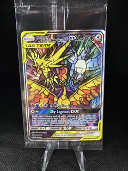 Pokemon TCG Moltres & Zapdos & Articuno GX SM210 Promo Sealed NM/M Hidden Fates - Image 2