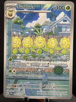 Sunflora 169/167 - Twilight Masquerade Illustration Rare - Pokemon TCG - NM - Image 1