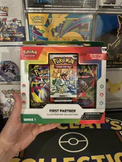 Pokemon TCG First Partner Illustration Collection Series 1 New - Image 1