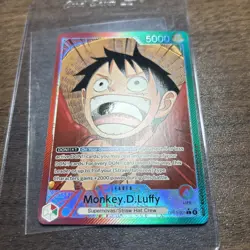 Monkey D Luffy (Alternate Art) OP13-001 Leader One Piece Carrying on His Will - Image 1