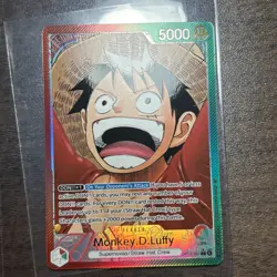 Monkey D Luffy (Alternate Art) OP13-001 Leader One Piece Carrying on His Will - Image 2