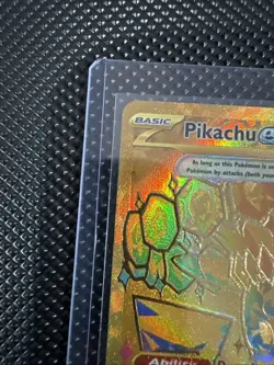 Pikachu EX Prismatic Evolutions Holo Hyper Rare Gold Card 179/131 SV - Image 5