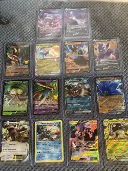 Lot Of 14 Pokemon Trading Cards EX, GX, V, Promos - Image 1