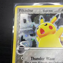 Pokemon Pikachu TCG Delta Species Holo Black Star Promo Card 2006 35 Swirl 💫 - Image 3