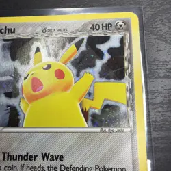 Pokemon Pikachu TCG Delta Species Holo Black Star Promo Card 2006 35 Swirl 💫 - Image 4