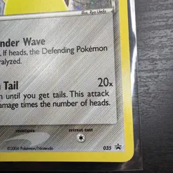 Pokemon Pikachu TCG Delta Species Holo Black Star Promo Card 2006 35 Swirl 💫 - Image 5