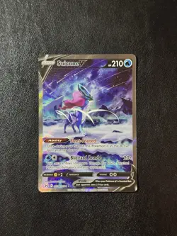 Suicune V GG38/GG70 Sword & Shield Crown Zenith: Galarian Gallery Pokemon Card - Image 3